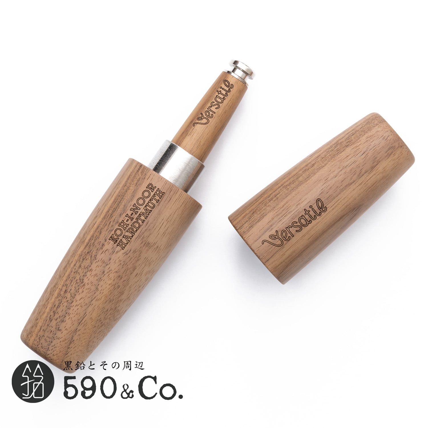 廣瀬鐵筆堂】双頭式2mm芯ホルダーW8000 (アルミ) | 590&Co.