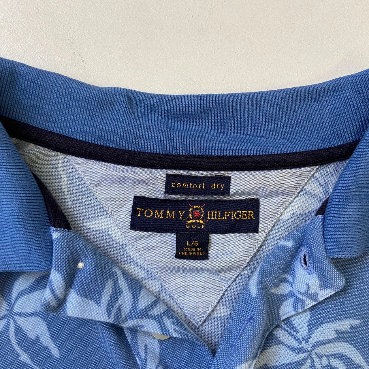 00年代 TOMMY HILFIGER トミーヒルフィガー Comfort-dry 花柄 総柄 