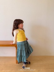 韓国子供服 / BANANA J / 26Autumn / ダブルストラップトップ / 秋服 / キッズ *XS~JS*
