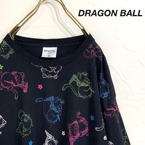 DRAGON BALL 総柄 カリン様 オーバーサイズ tシャツ