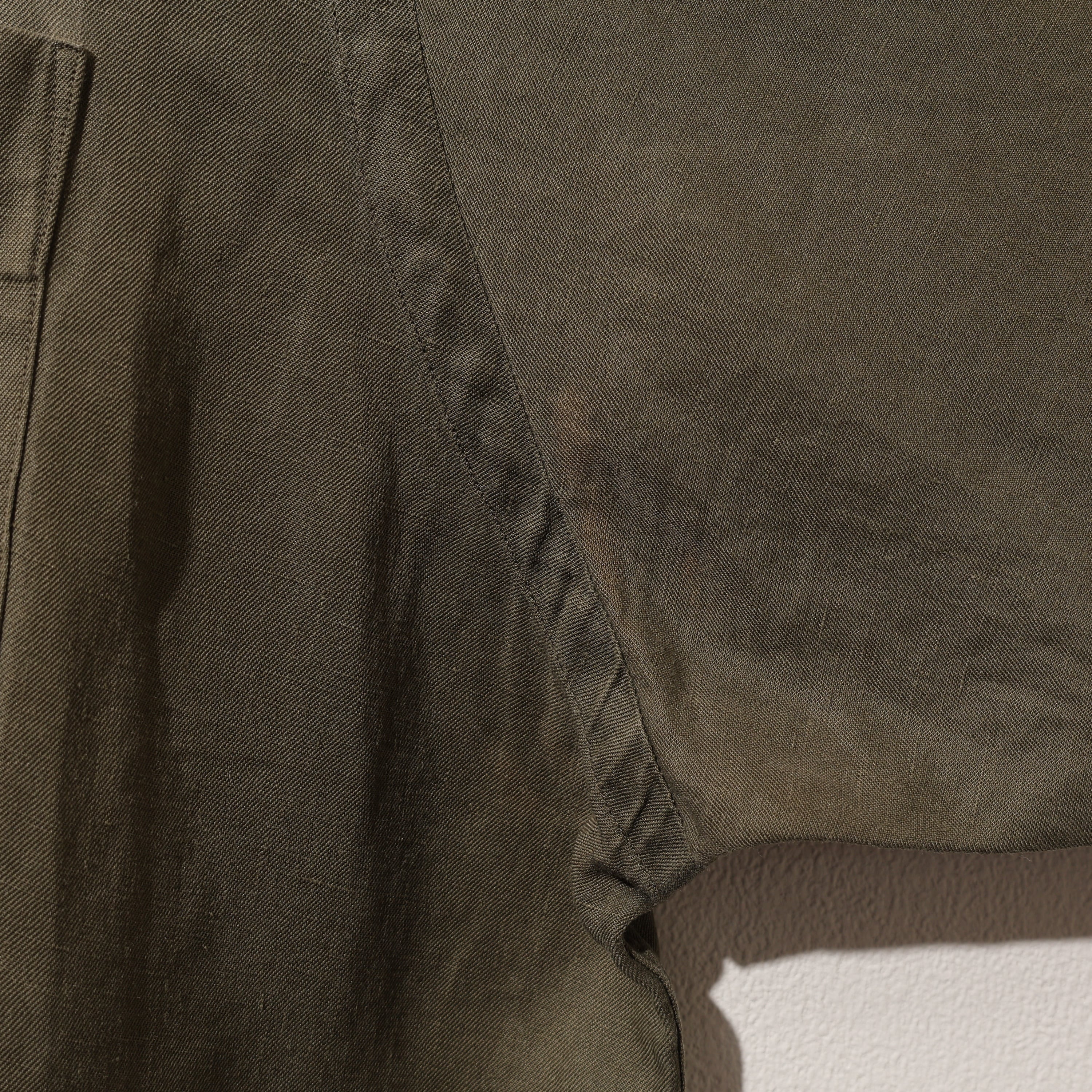 美品 XL Caldwell シルクリネン オリーブグリーン オレンジポニー Polo
