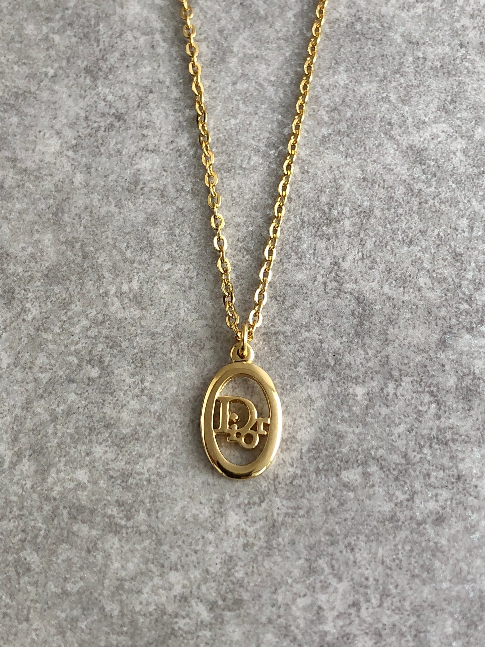 Christian Dior クリスチャン ディオール ネックレス ゴールド Dior