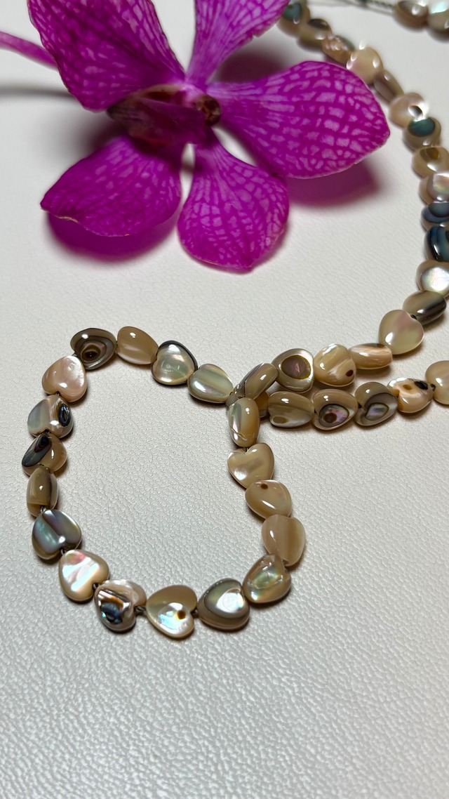 Abalone Shell Heart Shape (10pcs) / アバロンシェル ハートシェイプ