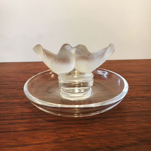 Lalique/ラリック ”Deux colombes”リングトレイ  アールヌーヴォー