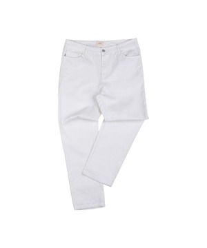 【#Re:room】SLIM STRAIGHT WHITE DENIM［REP246］