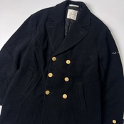 Karl Helmut カールヘルム 金ボタン ペンギンボタン メルトンウール ダブルコート サイズL/ブラック