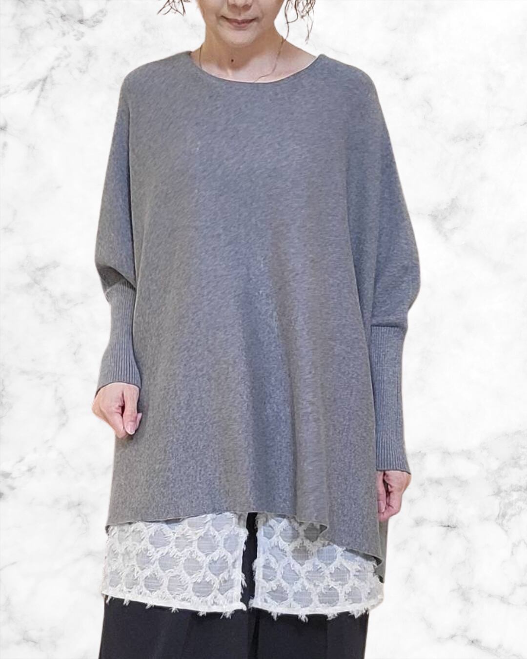 ポンチョプルオーバー R643107 siro delabonte 9月初旬~中旬入荷予定 4月展示会