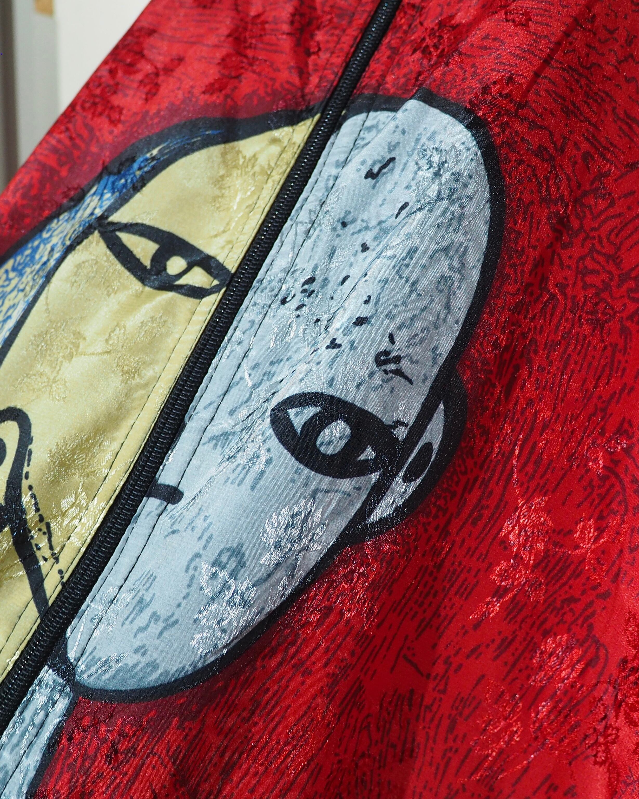 " Pablo Picasso " Cubism Art Pattern Design Vintage Loose Blouson