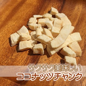 ココナッツチャンク 500g ココナッツ 合成保存料不使用 合成添加物不使用 ローストココナッツ 焼きココナッツ