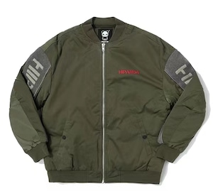 SALE 送料無料【HIPANDA ハイパンダ】メンズ スタジャン MEN'S  BASEBALL JACKET/ BLACK・GREEN