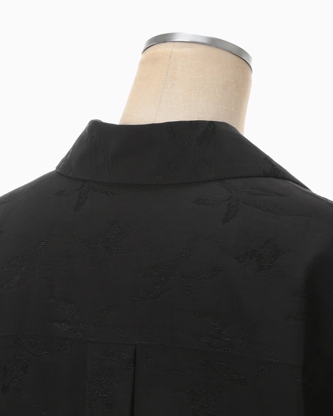 Mame Kurogouchi】Karako Jacquard Open Collar Shirt