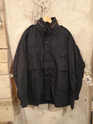 80s "M-65 JACKET BLACK COLOR" DEAD STOCK