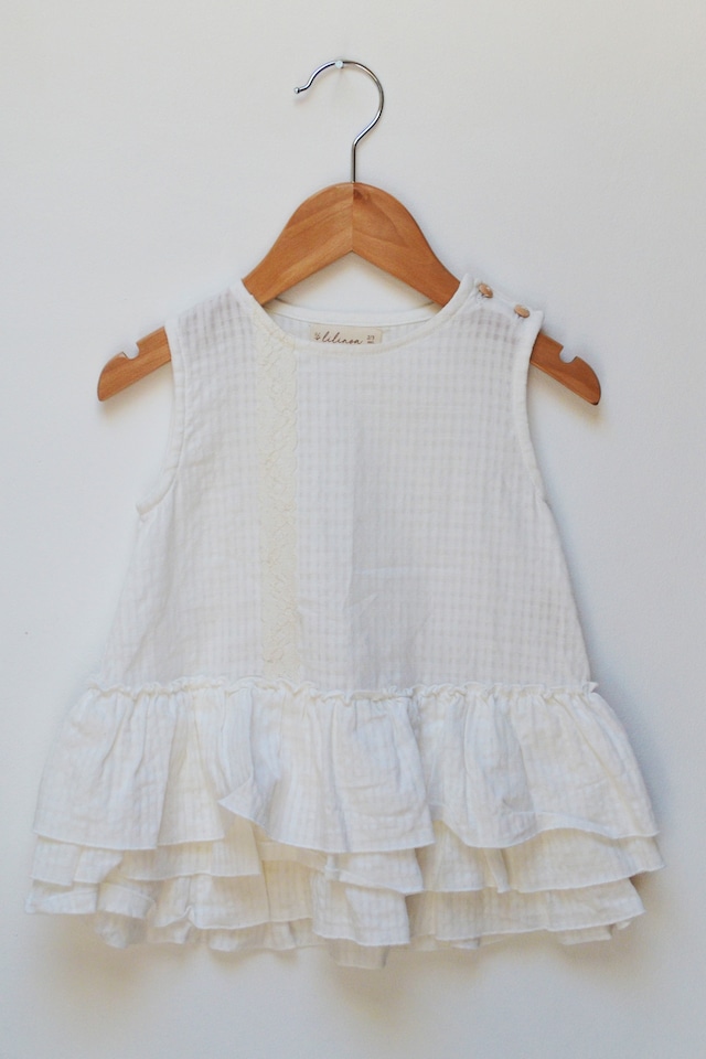 lilinoa/Tunic Margot_cream voile(18-24m,2-3y,3-4y,5-6y)