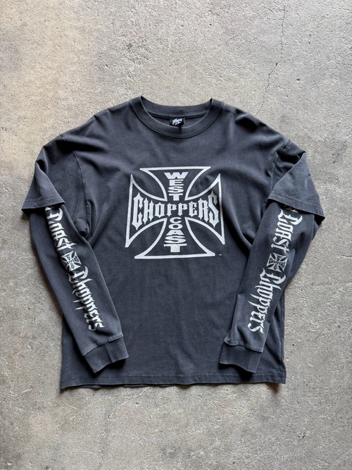West Coast Choppers L/S TEE (vintage black)