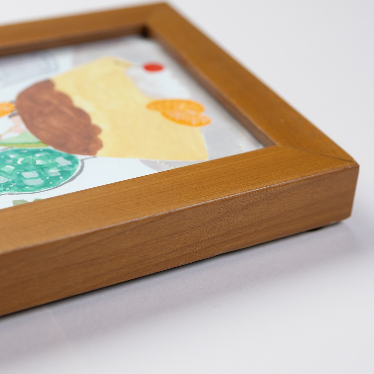 < Riie ／ ワカイリエ > 原画「プリンアラモードになった日」