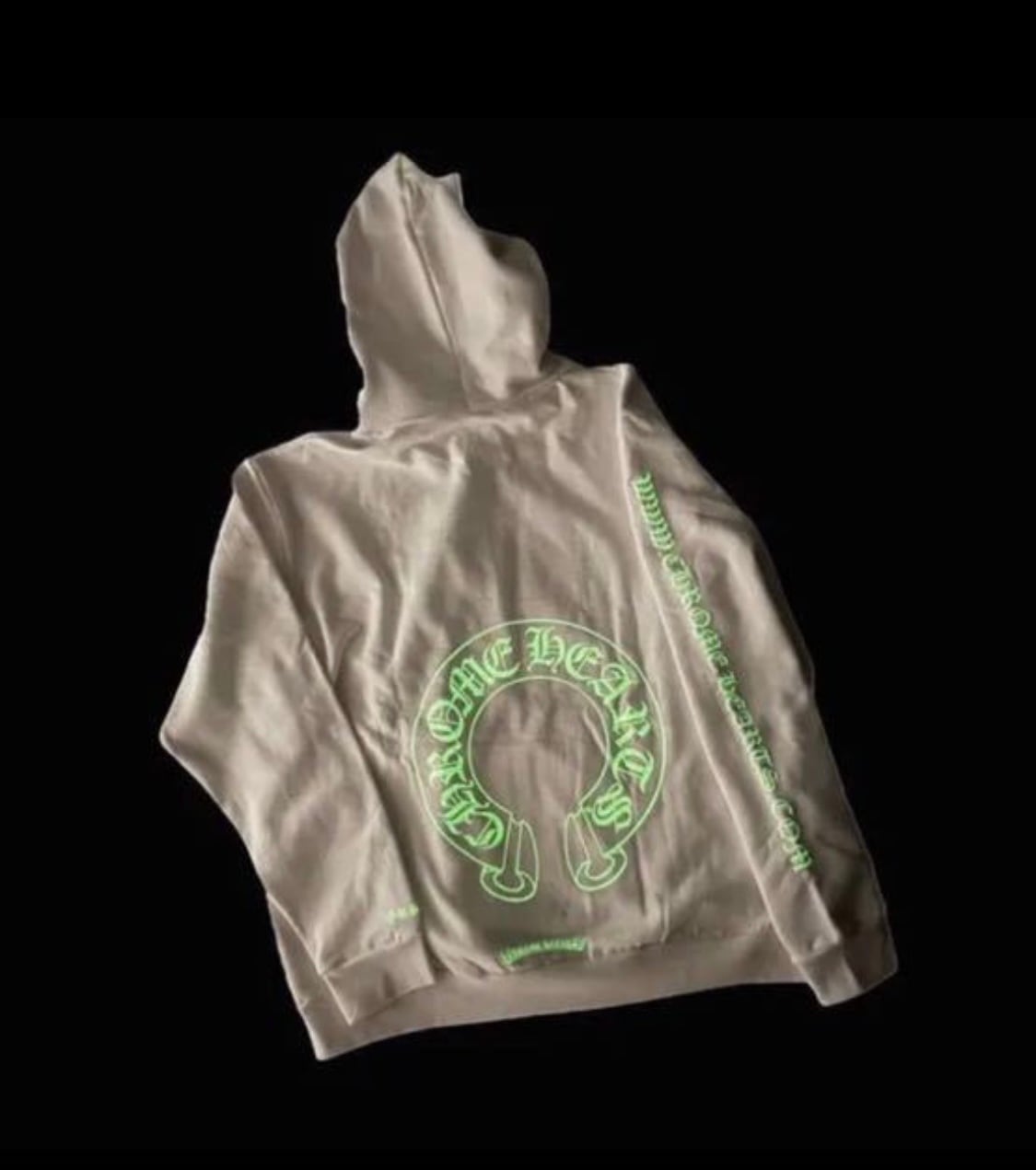 CHROME HEARTS クロムハーツ オンライン限定 グローインザダーク プルオーバー パーカー ホワイト