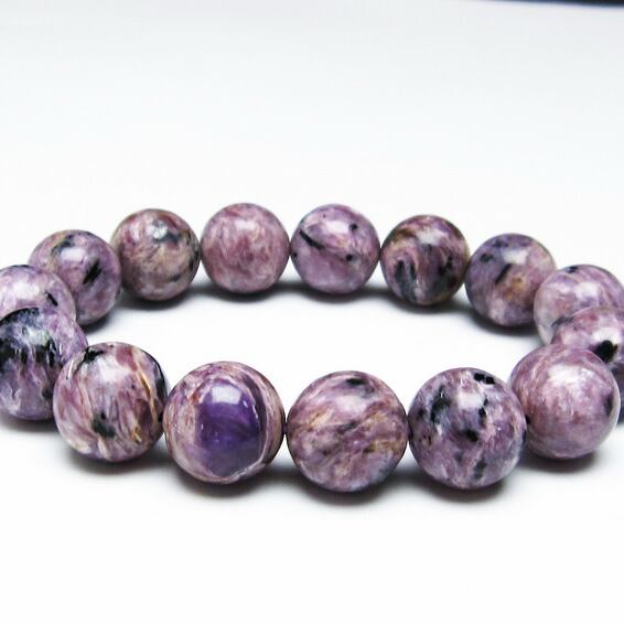 チャロアイト ブレスレット 15mm 一点物 [M便 1/10] 111-32063