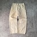 80s 星タグ USA製 ホワイト ダブルニー Carhartt pants