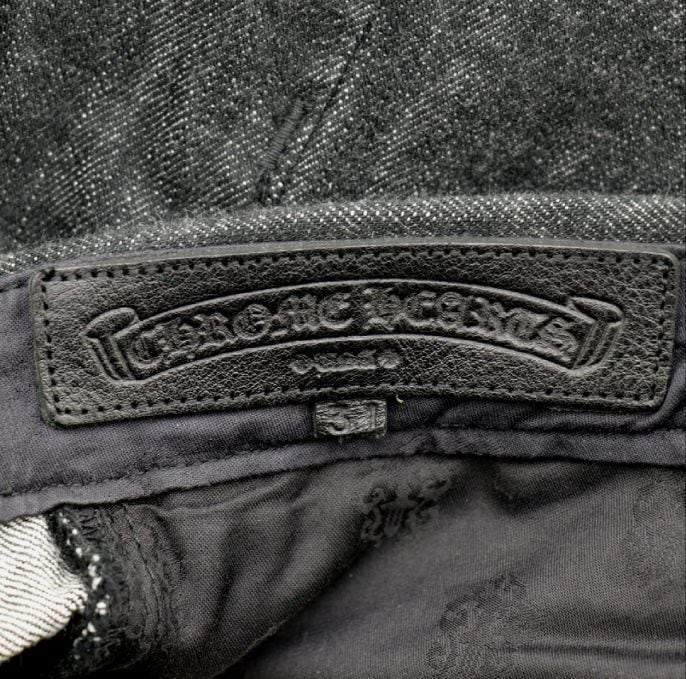 CHROME HEARTS クロムハーツ スターパッチ デニムパンツ クロスボール