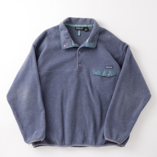 美品】90s Patagonia fleece jacket SYNCHILLA SNAP-T grey made in 