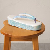 suminagashi 草履　M「opal silk」片身がわり風