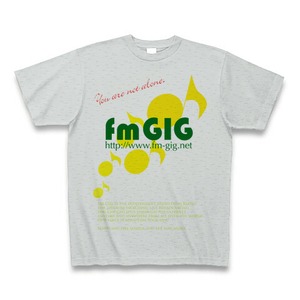   fm GIG オリジナルTシャツ（グレー）