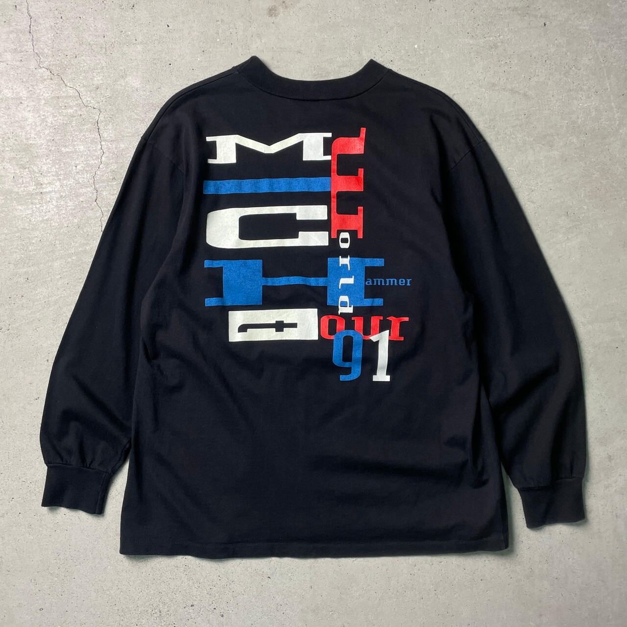 90年代 MC Hammer MCハマー ラップTシャツ ロングTシャツ メンズM 古着 