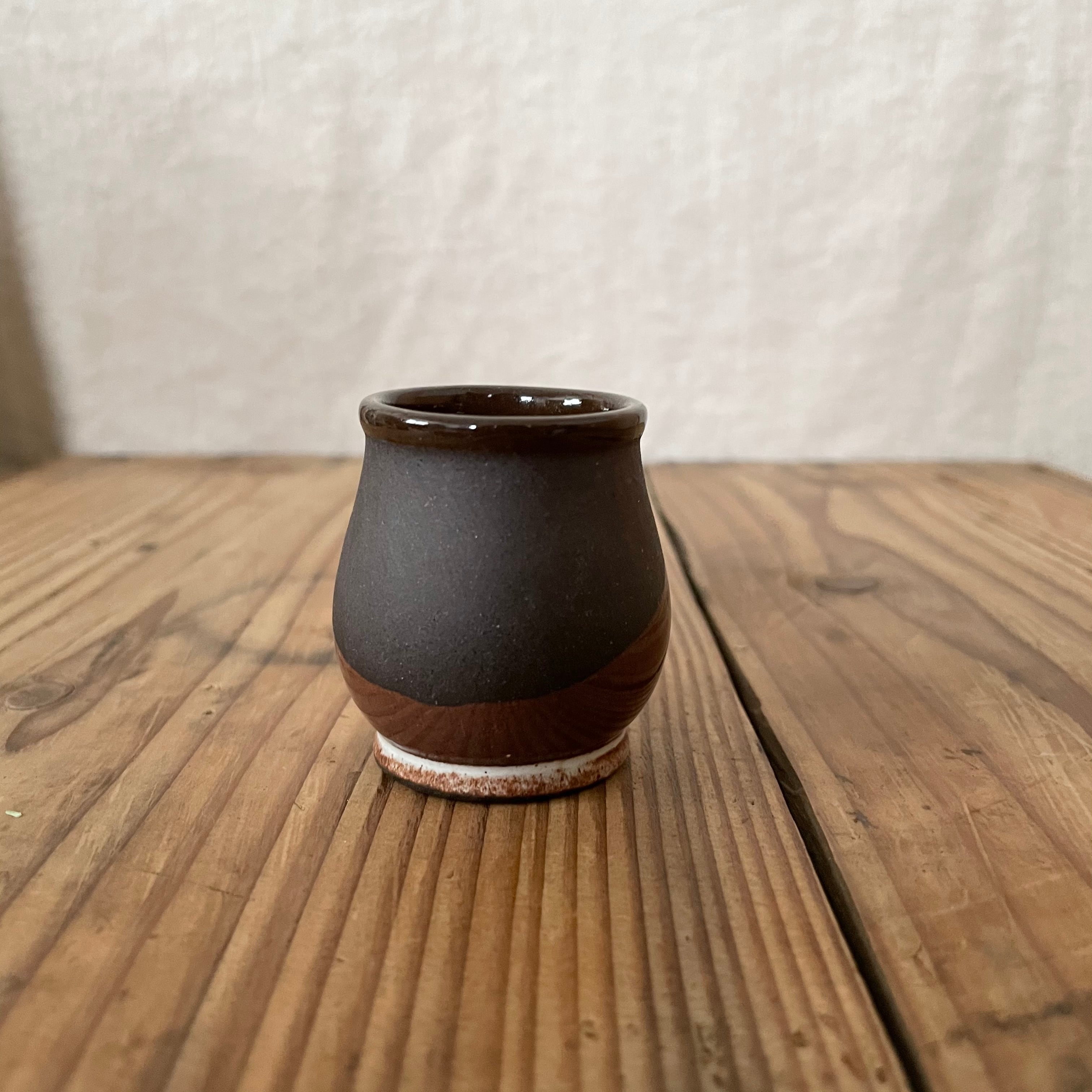 2色の茶色いツボ | tsuitachi craft&brocante