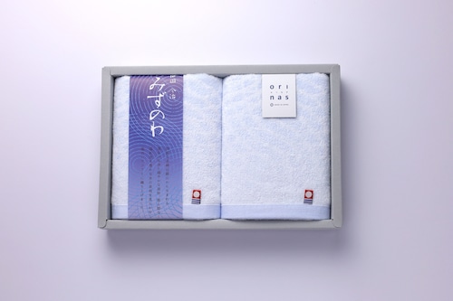 みずのわⅢギフトセット　フェイスタオル２枚／MizunowaⅢ gift set
