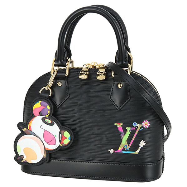 New ルイヴィトン LV × TM アルマBB エピ パンダ ノワール ハンドバッグ ショルダーバッグ 新品