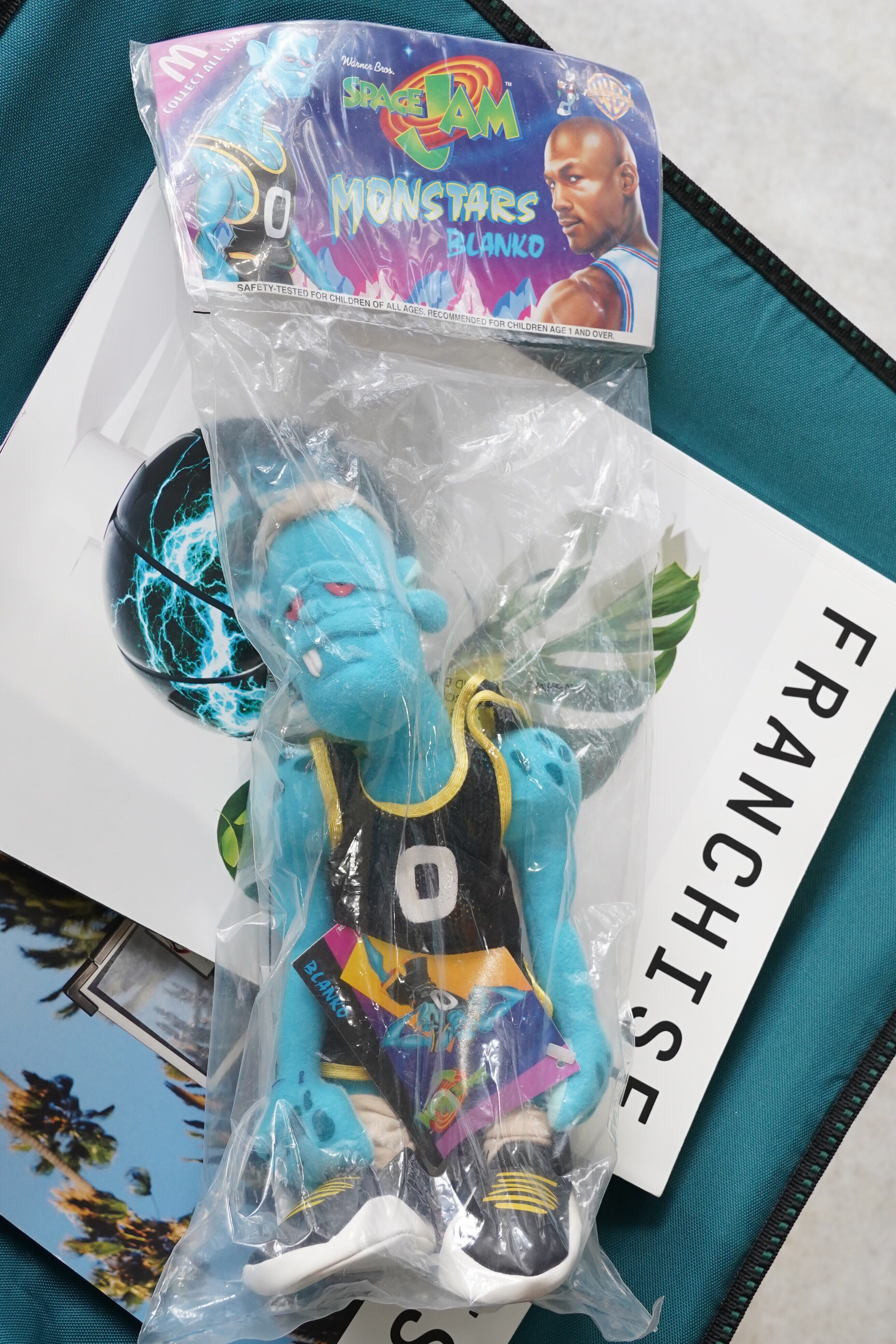 スペースジャム×ルーニー・テューンズ×マクドナルド Monstars Blanko(モンスターズ・ブランコ) ミールトイ 1996年 日本未配布 映画公式グッズ SPACE JAM Vintage Toy