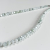 珍しい多面カットの翡翠！ 翡翠カジュアルネックレス A貨翡翠 jd_ne1073