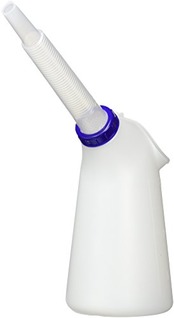 AZ(エーゼット) オイルジョッキ フタ&こし網付き (ポリジョッキ/ポリジョッキー/オイルジョッキ) (3L)