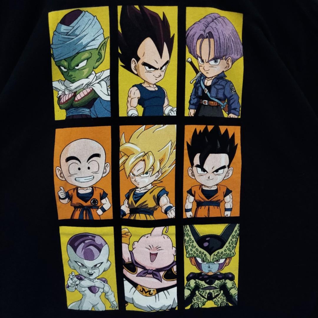 ドラゴンボール プリントTシャツ マンガT アニメT 黒 XL 10413 | fuufu