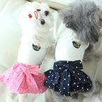 Heart柄フリルワンピース