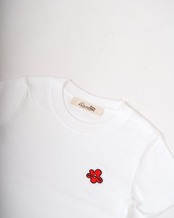 【mini】FLOWER ICON WAPPEN T-SHIRTS for Kids［RKC013］