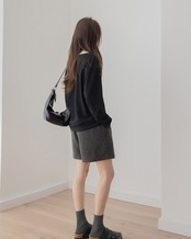Uneck layered long sleeve Shirt set T20052