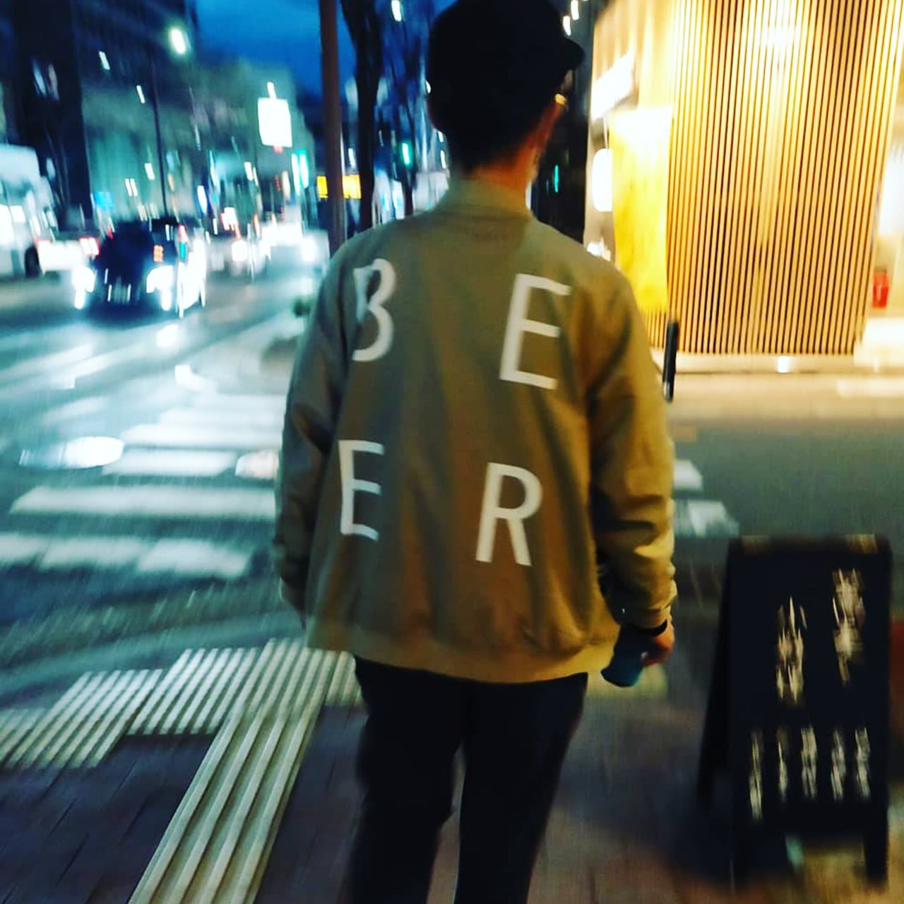 BEER スタジアムジャケット ベージュ | BEER