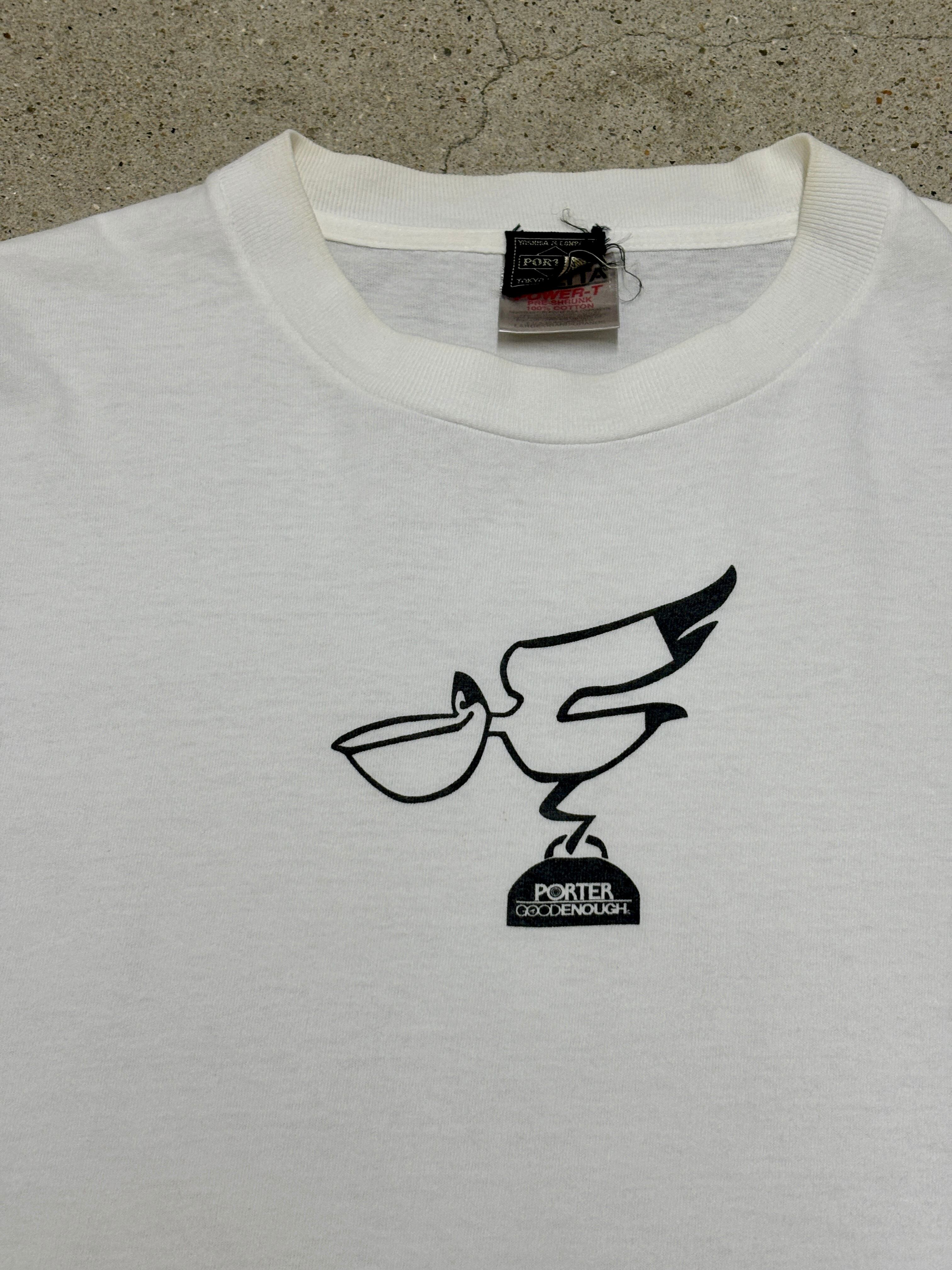 PORTER GOODENOUGH Tシャツ PORTER × GOODENOUGH/Logo print Tee/ONEITA/L/ロゴプリントT/Tシャツ