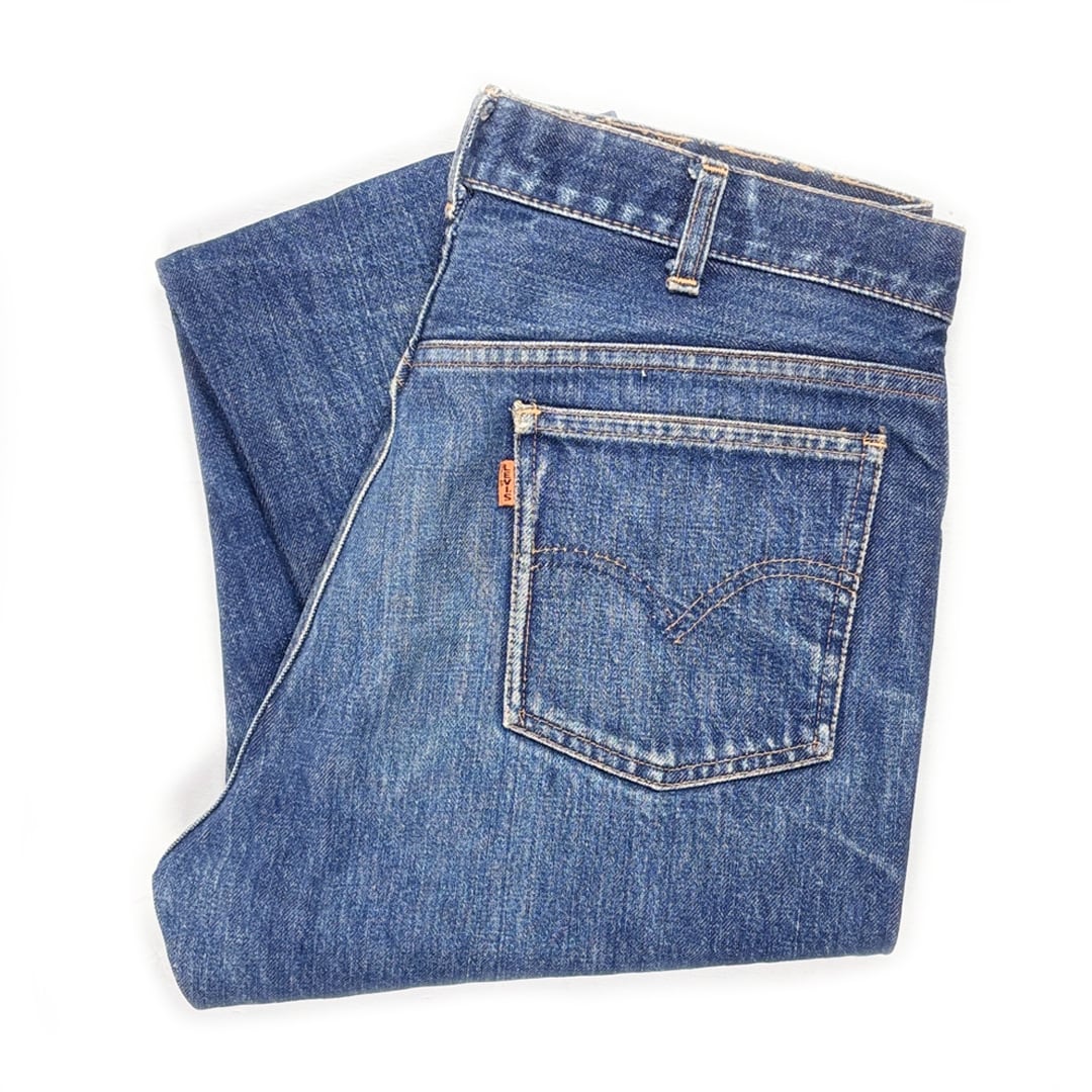 60s リーバイス 606 ビッグE ヴィンテージ ジーンズ スリム デニムパンツ LEVIS サイズW32相当 古着 EA0348