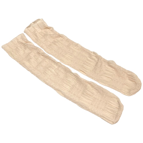 【solmu select】lacy socks（beige）