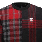 MEN CHECK POINT SWEATER