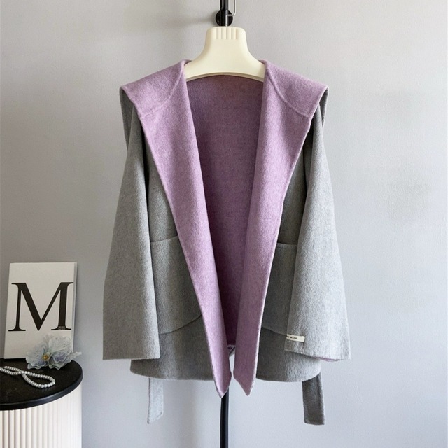 セーラー襟ショートコート   r001274