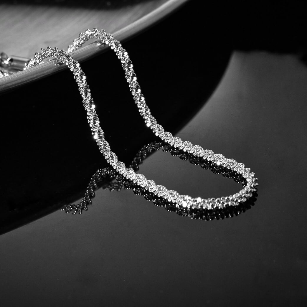 アクセサリー plllllleeeasse silver chain necklace Round snake chain necklace silver｜cross Jewellia｜金アレ対応