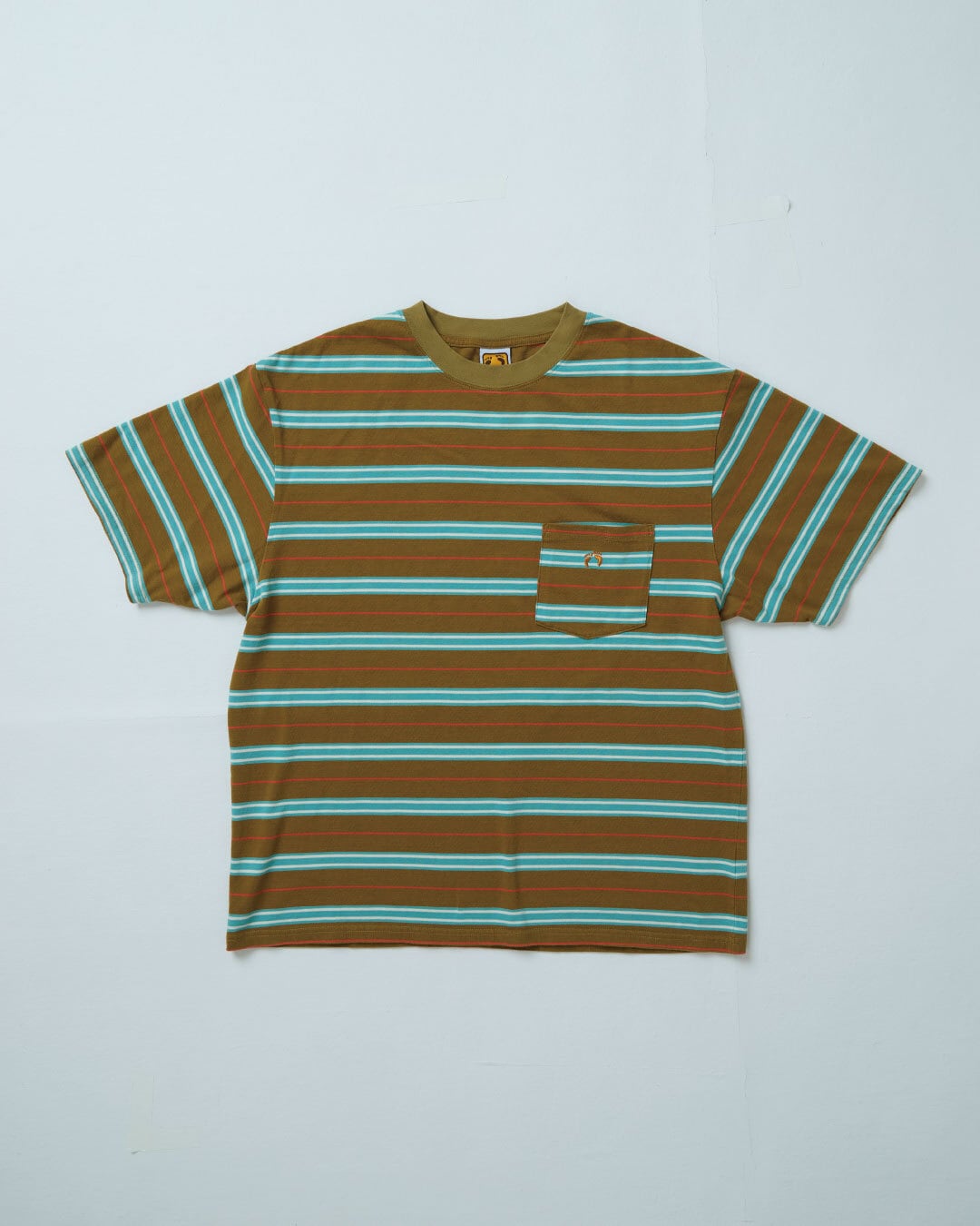 OLIVE  26SS-12　CA BORDER TEE