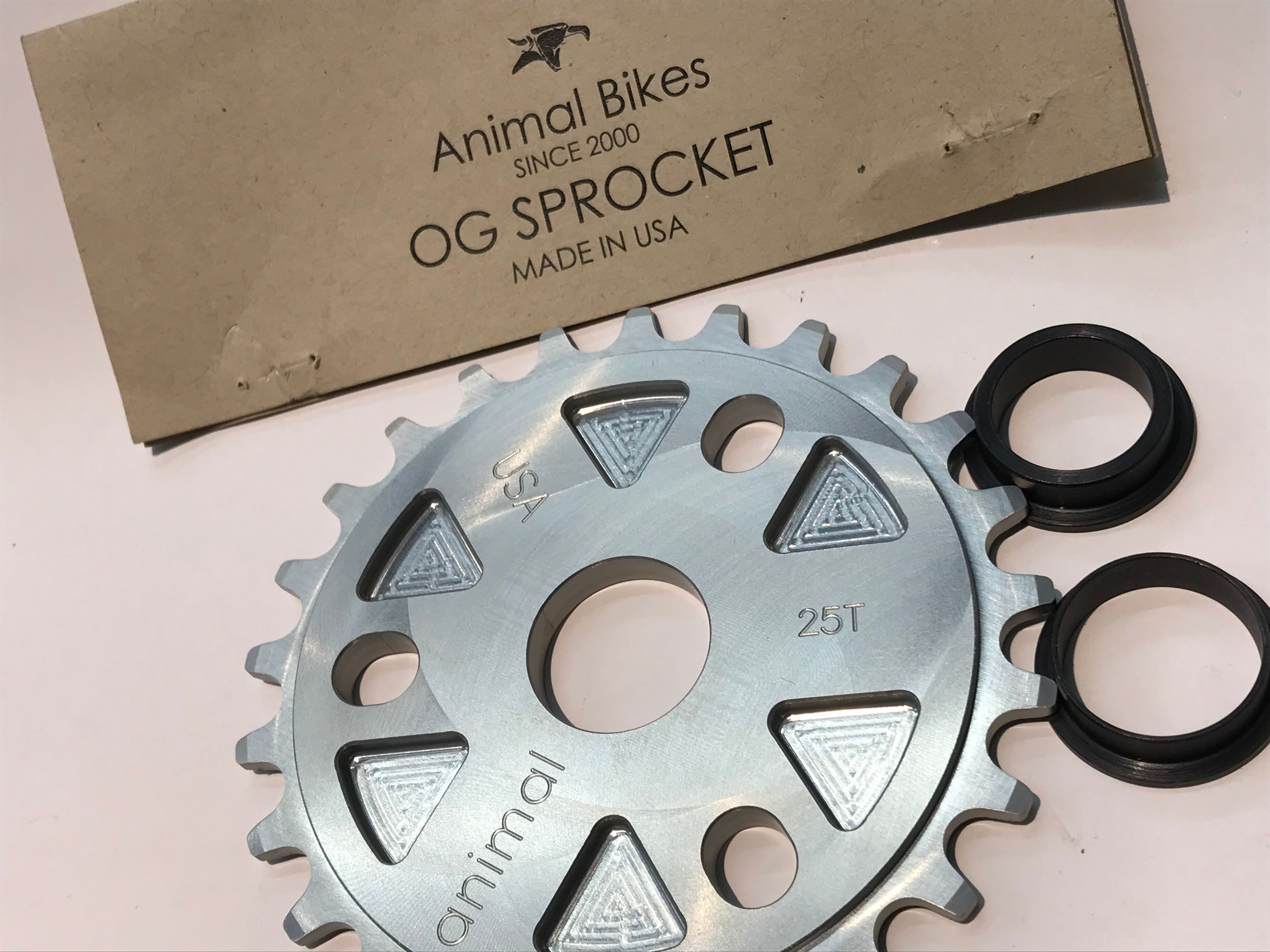 ANIMAL OG SPROCKET BMX スプロケット 25t シルバー ANIMAL OG SPROCKET BMX スプロケット 25t シルバー スプロケット