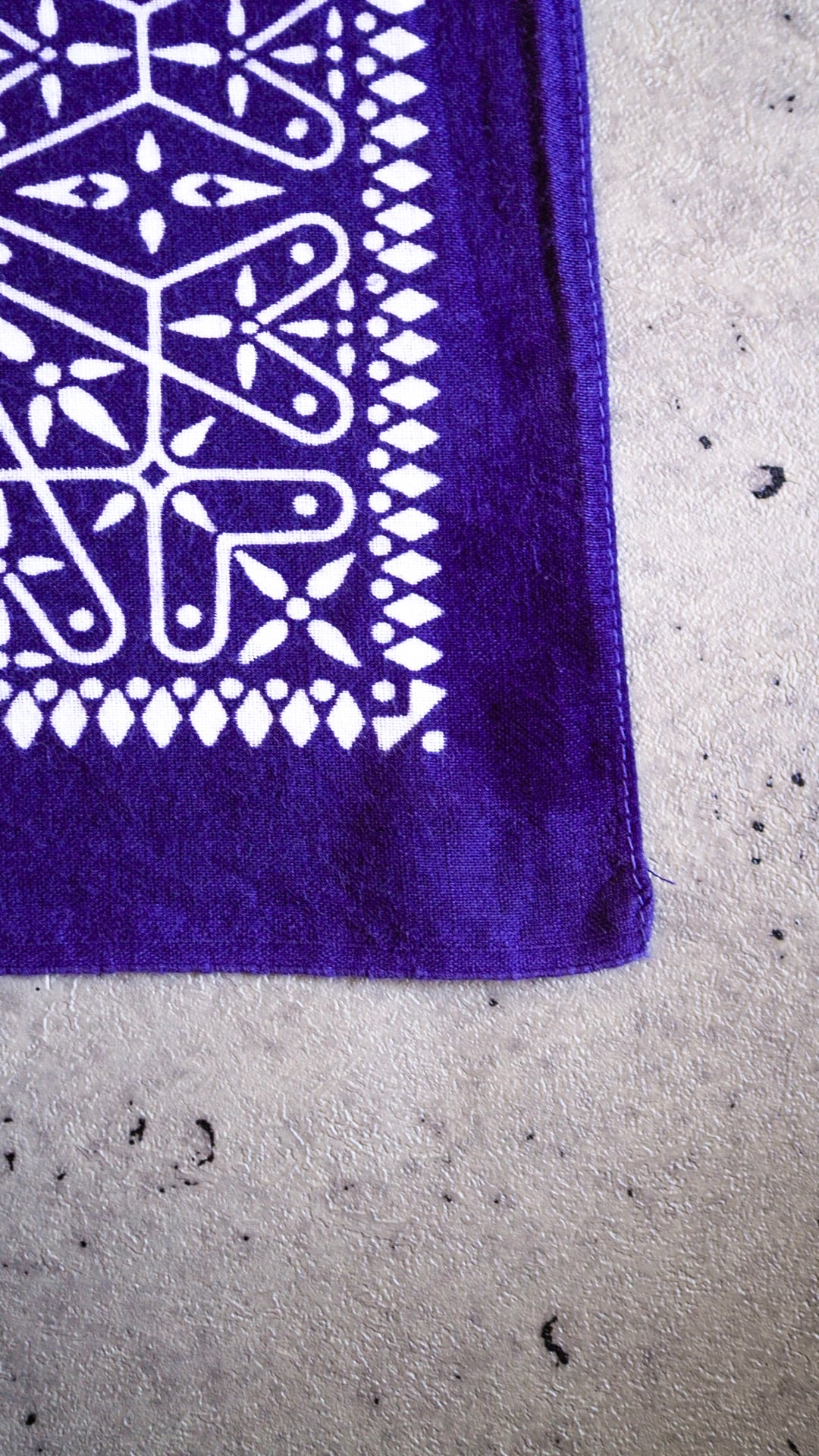 訳あり60s クロス バンダナbandana RN14193 SPECIAL! 1960s】WAMCRAFT ワムクラフト クロス柄 バンダナ《RN14193 WASHFAST