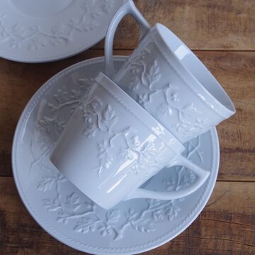 DENBY デンビー Pampas ブラウン カップ ソーサー パンパス ボーダー 