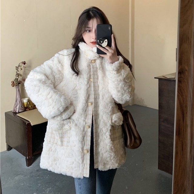 ウールコート オータムウィンターカラーカーディガン 秋物 冬物 1号婦人74705855094