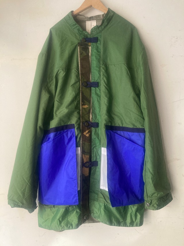 MILITARY NYLON LINER REMAKE （green×blue）